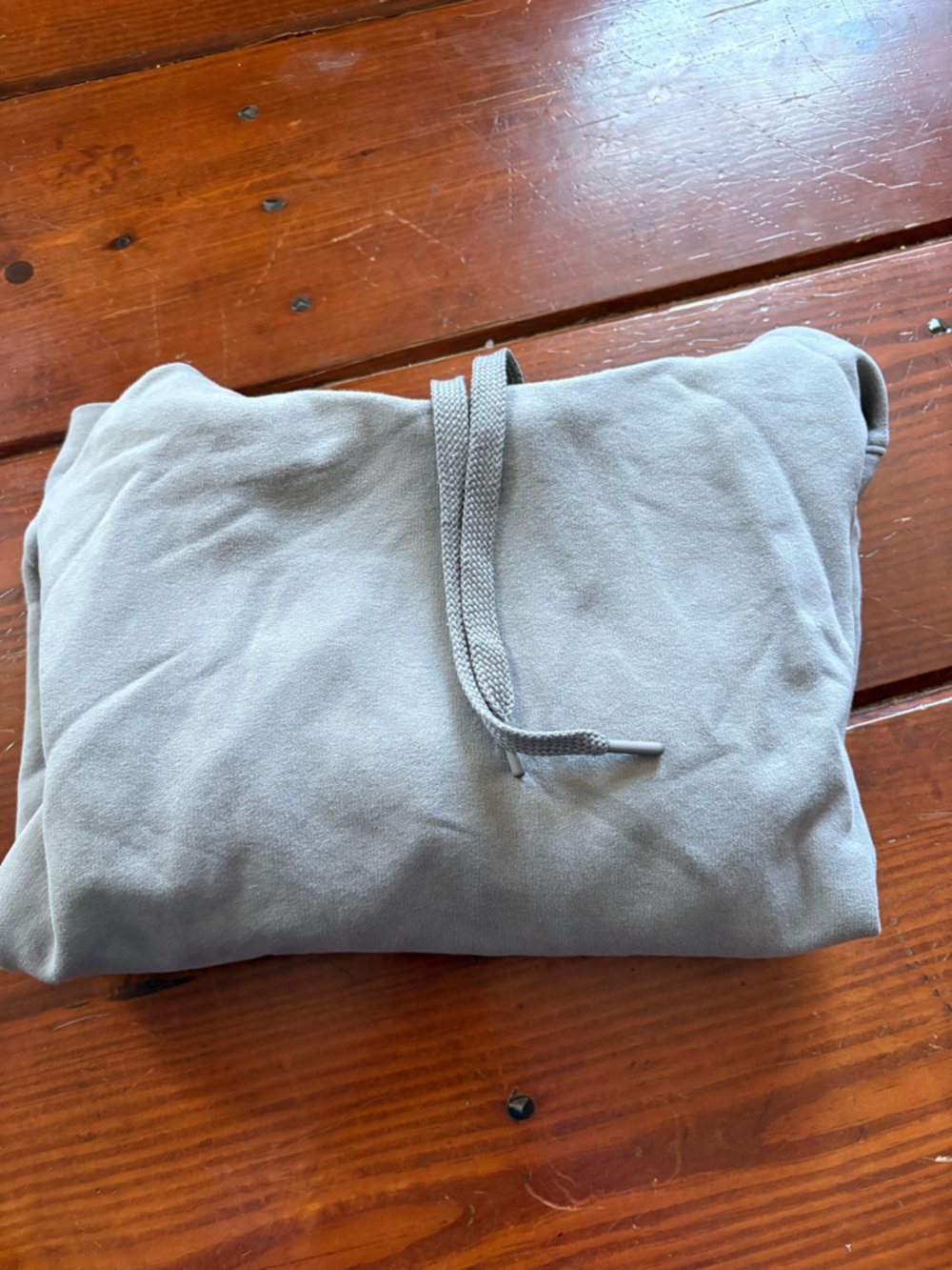 Athleta Light Gray Pullover Hoodie